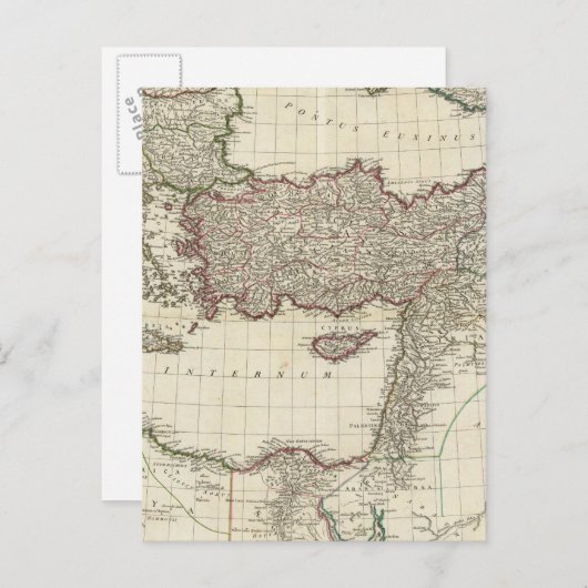 Carte classique de Rome (Devant / Derrière)