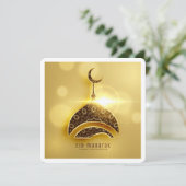 Carte classique de voeux pour le Ramadan de l'Aïd  (Debout devant)