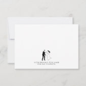 Carte Classique Élégante Minimaliste Simple (Dos)