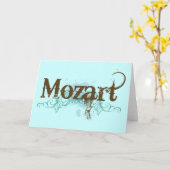 Carte classique fraîche de Mozart (Fleur jaune)