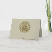 Carte Classique Mandala Inde Style 4 (Dos)