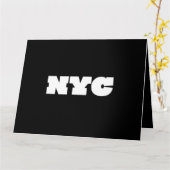 Carte Classique NYC (Fleur jaune)