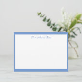 Carte classique personnalisée à note plate (Debout devant)