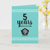 Carte classique universelle d'anniversaire d'emplo (Fleur jaune)