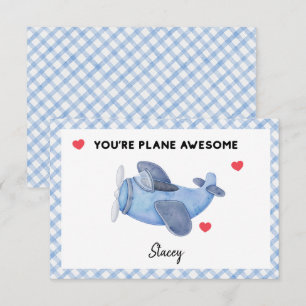 Carte Classroom Saint-Valentin "Avion Incroyable"