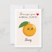 Carte Classroom Valentine "You're a Real Cutie" (Devant)