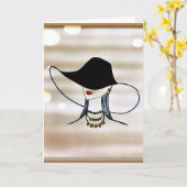 Carte Classy & Sassy (Fleur jaune)