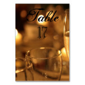 Carte Classy Table par RoseWrites (Dos)