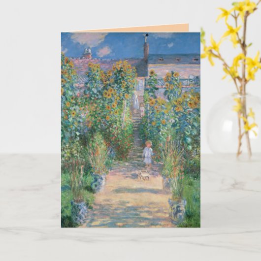 Carte Claude Monet (Fleur jaune)