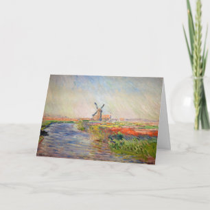 Carte Claude Monet - Champ de Tulipes en Hollande