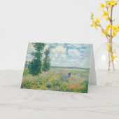 Carte Claude Monet - Champs de pavot près d'Argenteuil ( (Fleur jaune)