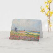Carte Claude Monet - Champs de tulipe près de La Haye (Fleur jaune)