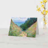 Carte Claude Monet : Chemin à La Cavee Pourville (Fleur jaune)