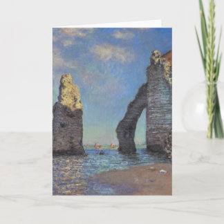 Carte Claude Monet Cliffs à Etretat Impressionist