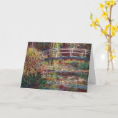 Carte Claude Monet - Eau Lily étang, Harmonie rose (Fleur jaune)