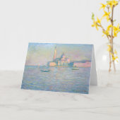 Carte Claude Monet - Eglise de San Giorgio Maggiore (Fleur jaune)