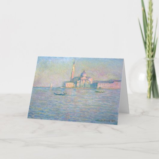 Carte Claude Monet - Eglise de San Giorgio Maggiore (Devant)