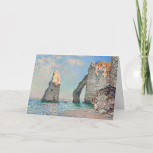 Carte Claude Monet - Falaises à Etretat