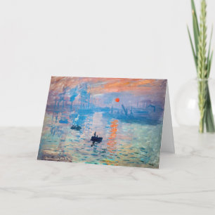 Carte Claude Monet - Impression, soleil levant