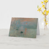 Carte Claude Monet Impression Soleil levant (soleil leva (Fleur jaune)