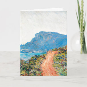 Carte Claude Monet La Corniche près de Monaco