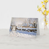 Carte Claude Monet, La Magpie, (Fleur jaune)