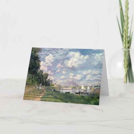 Carte Claude Monet | la marina à Argenteuil, 1872 (Devant)