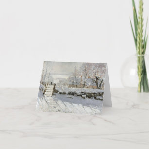 CARTE CLAUDE MONET LA PIE