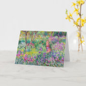 Carte Claude Monet - Le jardin d'Iris à Giverny (Fleur jaune)
