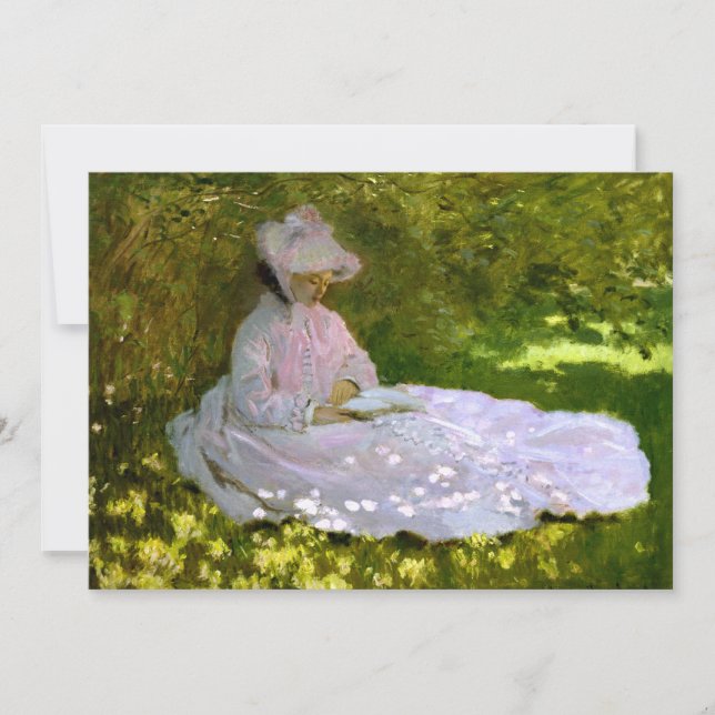 Carte Claude Monet : Le lecteur (Devant)