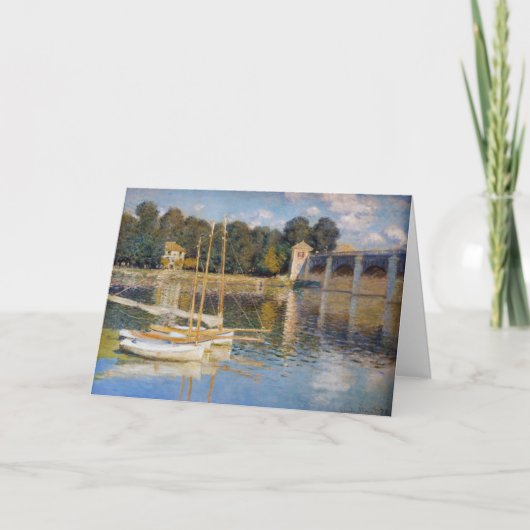 Carte Claude Monet - Le pont Argenteuil (Devant)