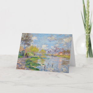 Carte Claude Monet - Le Printemps au bord de la Seine