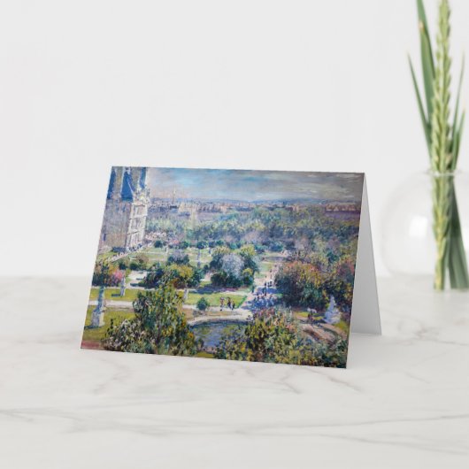 Carte Claude Monet - Les Jardins des Tuileries (Devant)