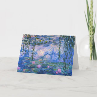 Carte Claude Monet - Lys à eau, 1916