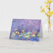 Carte Claude Monet - Lys d'eau (Fleur jaune)