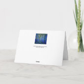 Carte Claude Monet - Lys d'eau avec saule plumant (Dos)