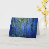 Carte Claude Monet - Lys d'eau avec saule plumant (Fleur jaune)