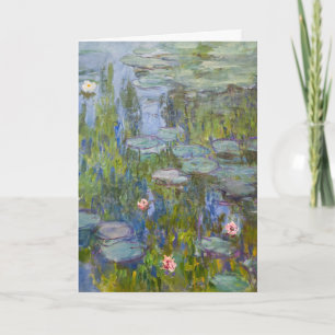 Carte Claude Monet Nymphéas 1915 Art Impressionniste