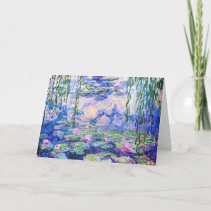Carte Claude Monet - Nymphéas / Water Lilies 1919