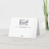 Carte Claude Monet - Panier sur la route des neiges à Ho (Dos)