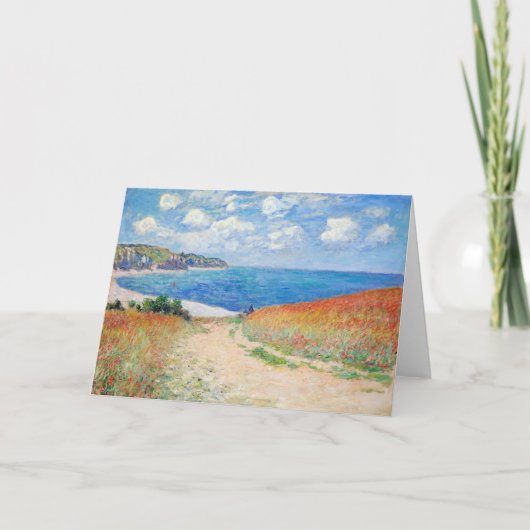Carte Claude Monet - Path in Wheat Fields at Pourville (Devant)