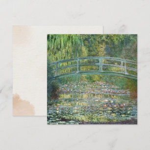 Carte Claude Monet Pont Japonais Art du Nénuphar