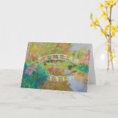 Carte Claude Monet - Pont Japonais, Giverny (Fleur jaune)