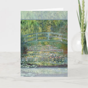 Carte Claude Monet Pont Japonais Nymphéa Art