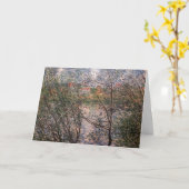 Carte Claude Monet - Printemps à travers les branches (Fleur jaune)