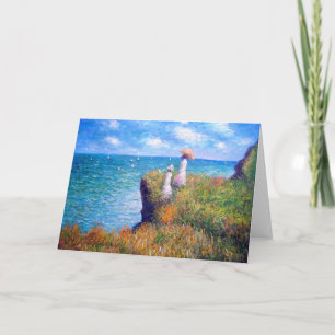 Carte Claude Monet : promenade Cliff à Pourville