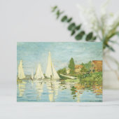Carte Claude Monet. Régates à Argenteuil (Debout devant)