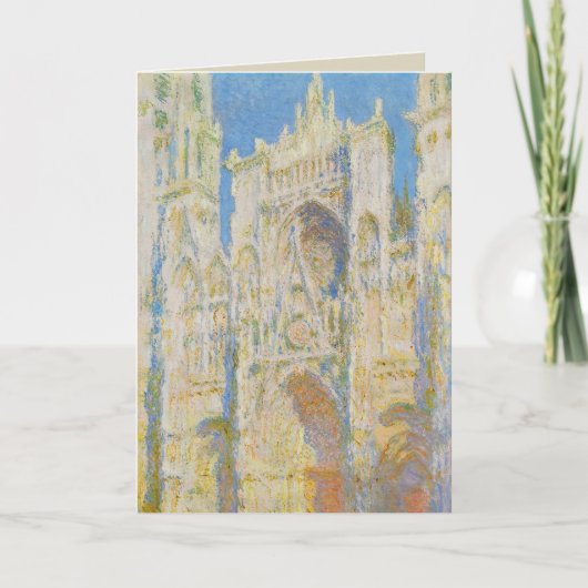 Carte Claude Monet Rouen Cathedral Portal Morning Light (Devant)