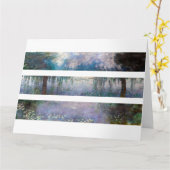 Carte Claude Monet Trois tableaux au Musée de l'Orangeri (Fleur jaune)