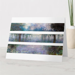 Carte Claude Monet Trois tableaux au Musée de l'Orangeri